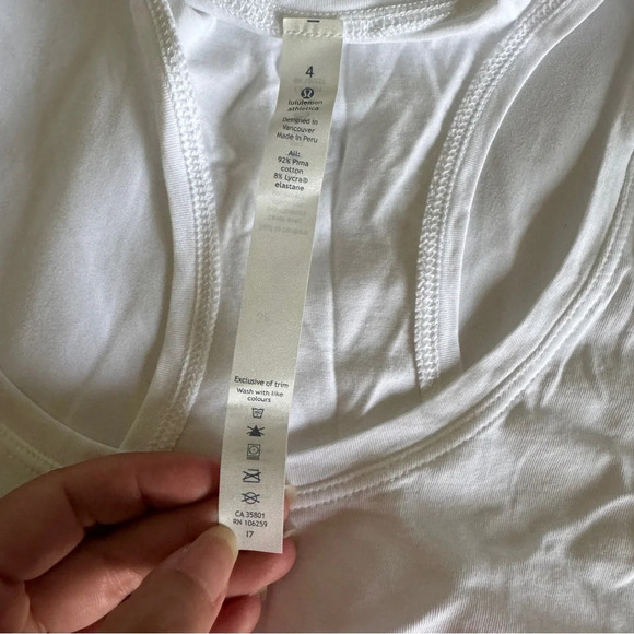 🆕🤍 Lululemon Love Tank II - White - Picture 5 of 9